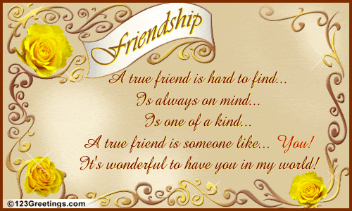 Friendship Poems For Best Friends. friendship poem ecard.