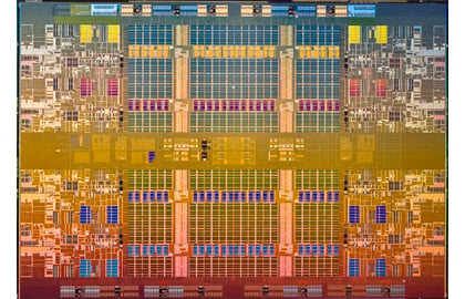 Intel Nehalem-EX Die Shot