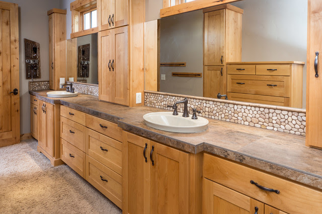 Brasada Ranch home master bath suite full view Rustic Brasada Ranch home master bath suite full view Rustic