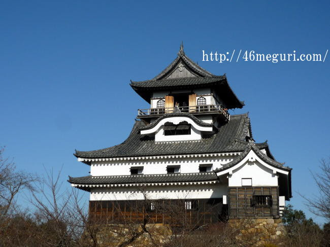 国宝５城の城のうち最古の天守が残る愛知県犬山市の犬山城