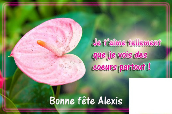 Montage Photo Bonne Fete Alexis Pixiz