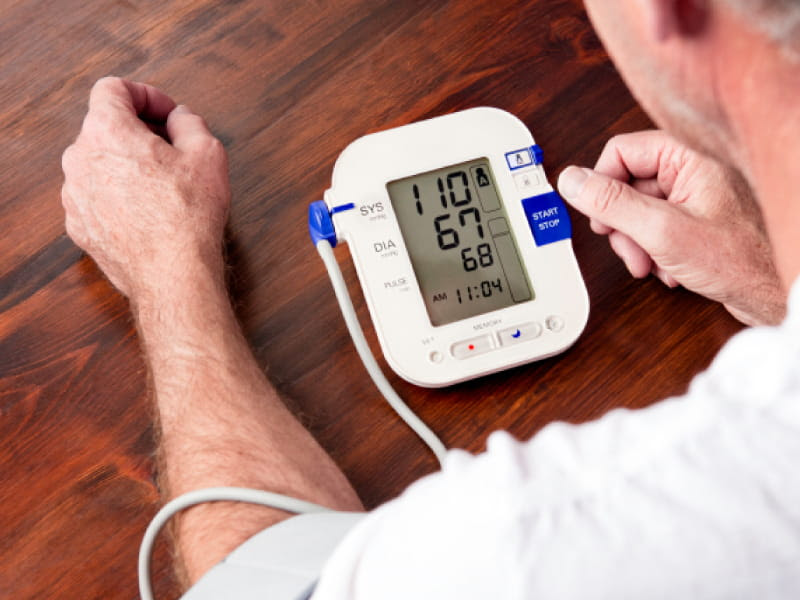 Low blood pressure after stroke