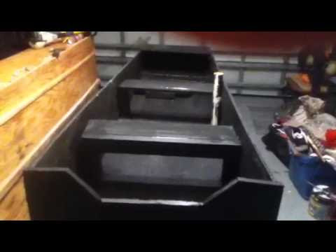 Plywood jon boat #2 - YouTube