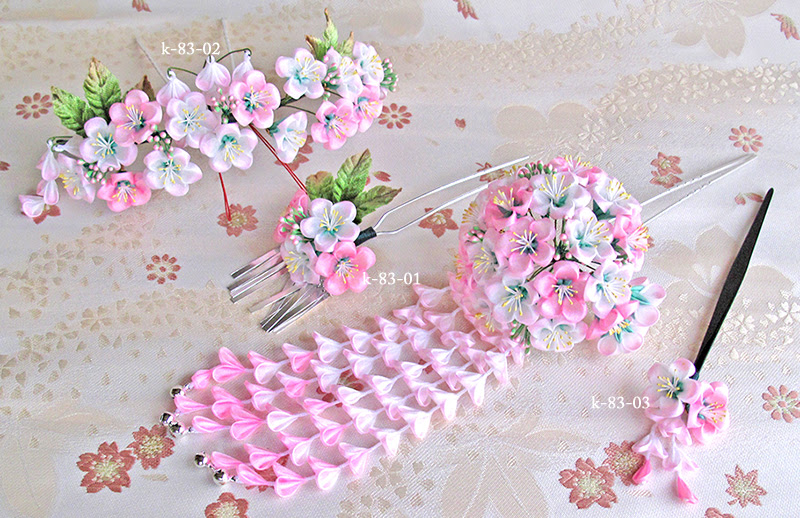 舞妓さんの花かんざし 四月 桜