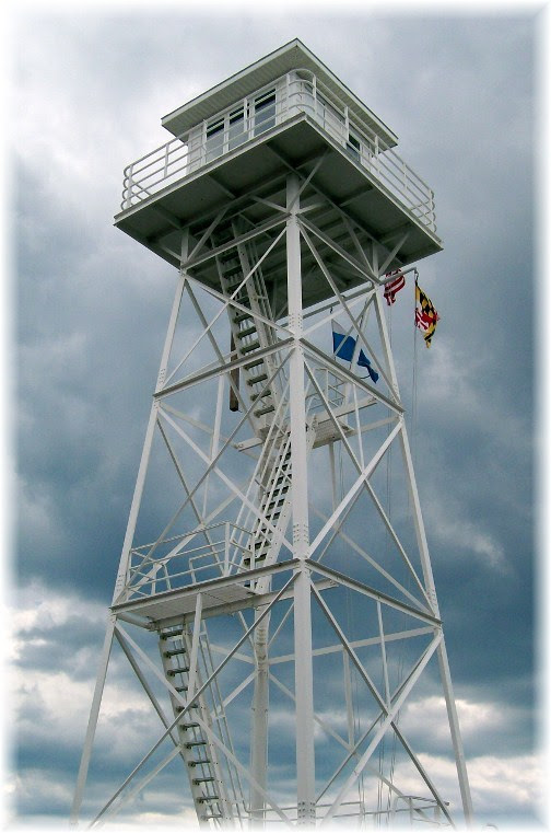 Ocean City MD lifesaving look-out tower