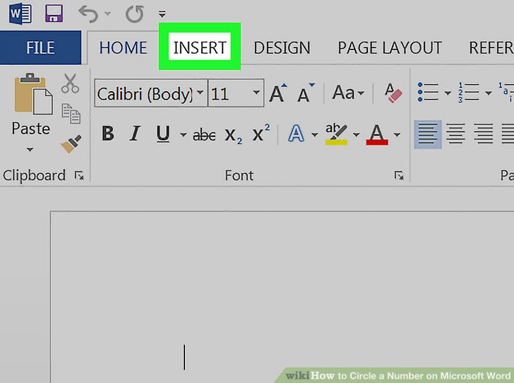 Circle a Number on Microsoft Word Step 2.jpg