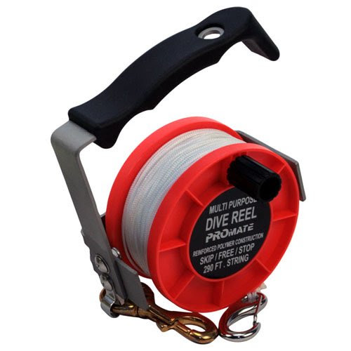 Dive Reel Aluminum Heavy Duty Multi-purpose, 290<sup>ft.</sup> string