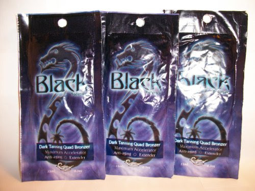 3 lot packets BLACK SOLSTICE 4x BRONZER .5 oz