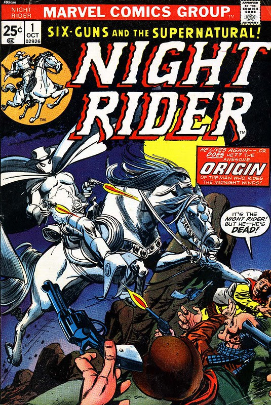 Night Rider 1 1974 cover by Gil Kane and Tom Palmer