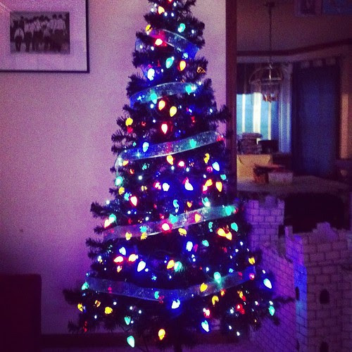 Our Tree With Christmas Magic On It
