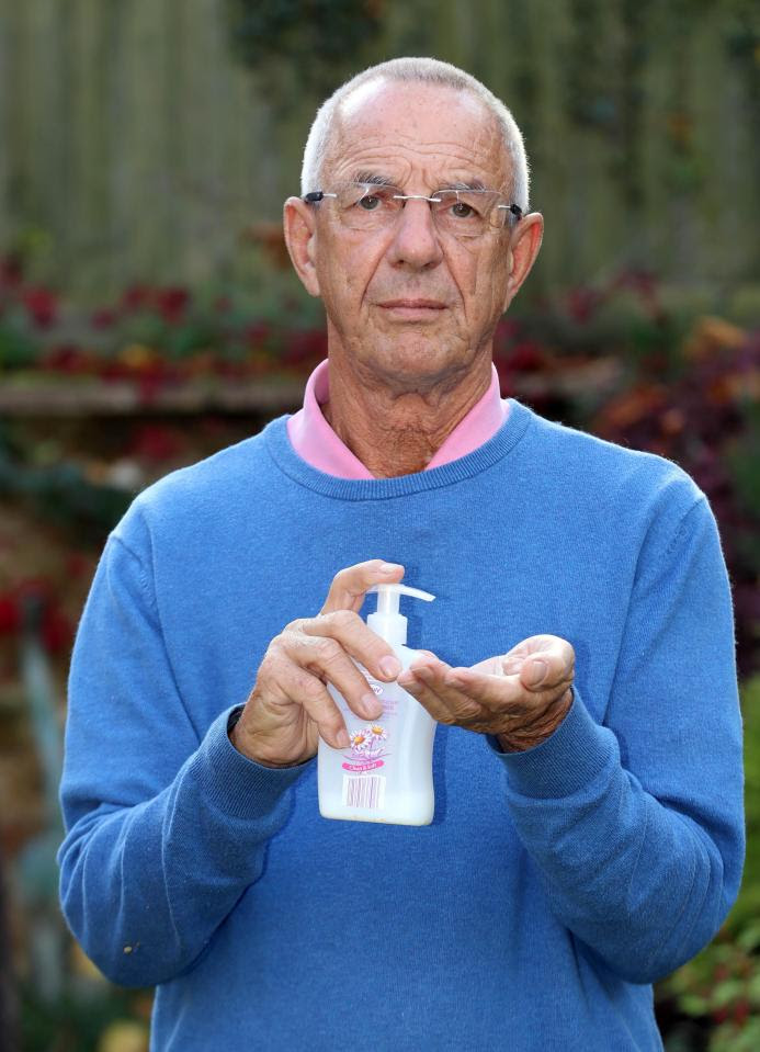  Alan Woodward, was shocked to find there was no soap as he flew home from Spain
