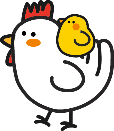 にわとりのイラスト 無料イラストフリー素材