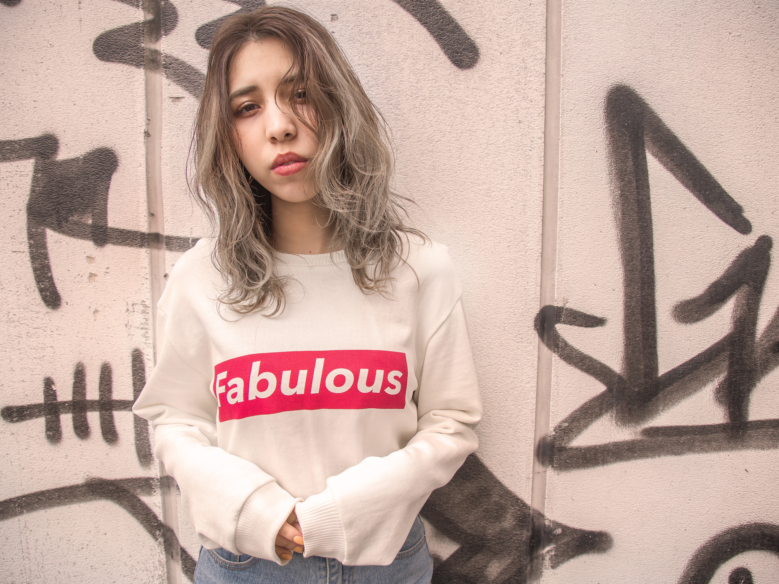 外国人風ハイライトはバレイヤージュが可愛い Violet バイオレット 青山 表参道 名古屋栄 横浜の美容室