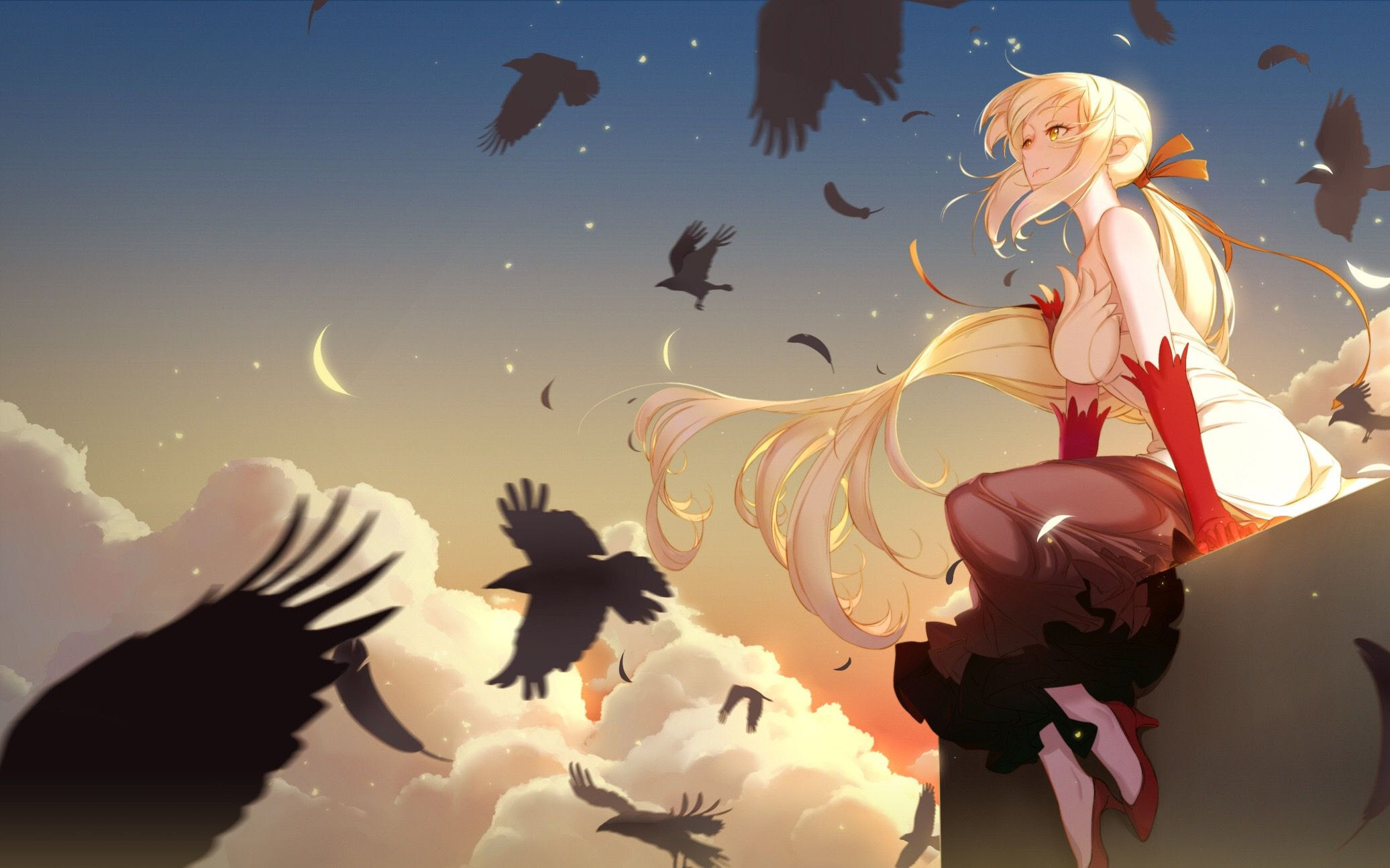 伤物语剧场版壁纸 万图壁纸网