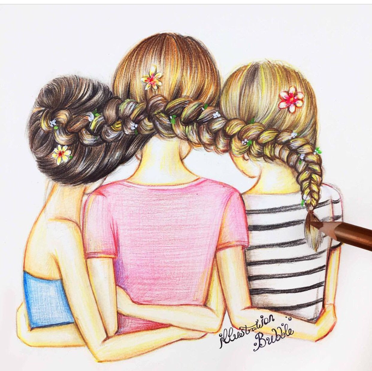 Best Friends Bff Tekening 3