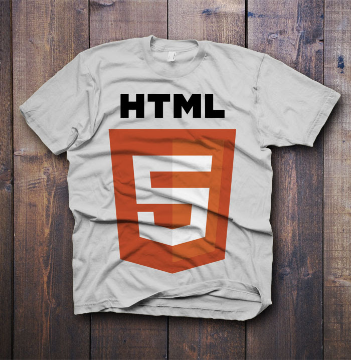 Download Free PSD - High Detail HTML5 T-Shirt Mockup ...