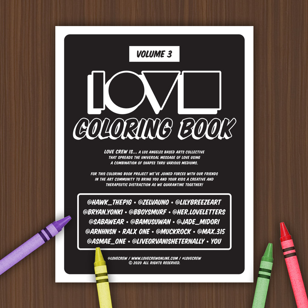 Download Quarantine Coloring Book Volume 3 Love Crew