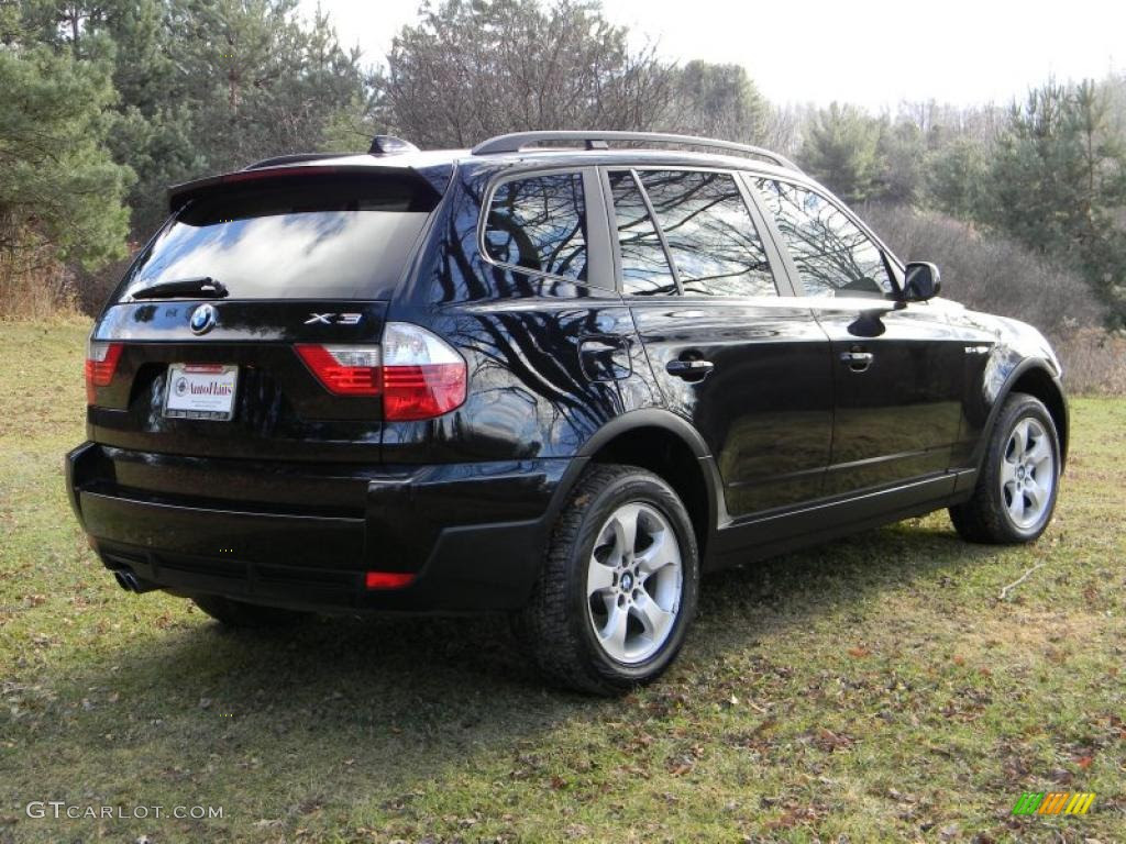 Black Sapphire Metallic 2007 BMW X3 3.0si Exterior Photo ...