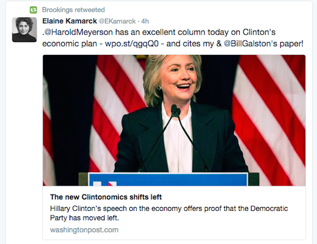 Brookings Retweet Scholar