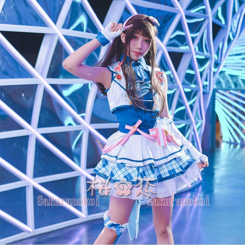 ラブライブ サンシャイン コスプレ 衣装 Lovelive Sunshine 黒澤ダイヤ 風 スクールユニティ コスプレ衣装 浦の星女学院風 コスチューム コミケy2144 コスプレ衣装専門店 桜の恋 アニメコスプレ衣装 通販