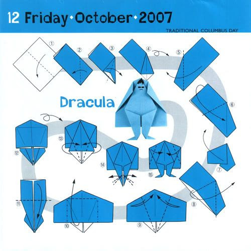 Origami Dracula : 6 Steps - Instructables