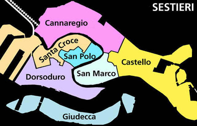 sestieri Venezia