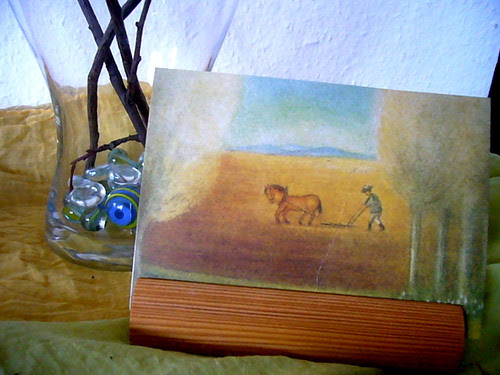 nature table early spring.