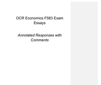 Free Download ocr mark scheme economics f583 jan 2013 Audible Audiobooks PDF