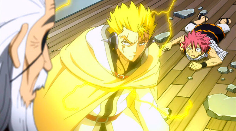 Laxus saves Natsu from Hades attack.jpg