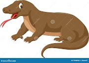 13+ Kartun Hewan Komodo