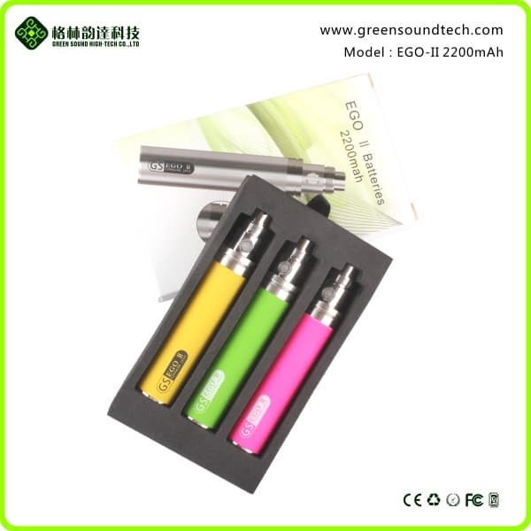 Greensound korean ego ii 2200mah battery from Shenzhen 