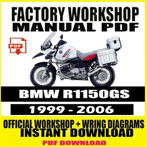 Download Bmw R1150 R1150gs 1999 2005 Service Repair Workshop Manual