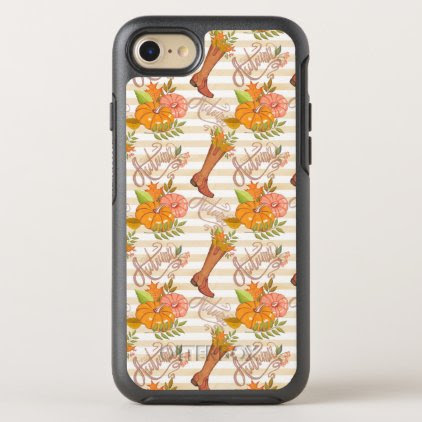 Hello Autumn Pattern OtterBox Symmetry iPhone 7 Case