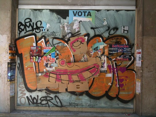 VOTA (assemblage with cardboard)