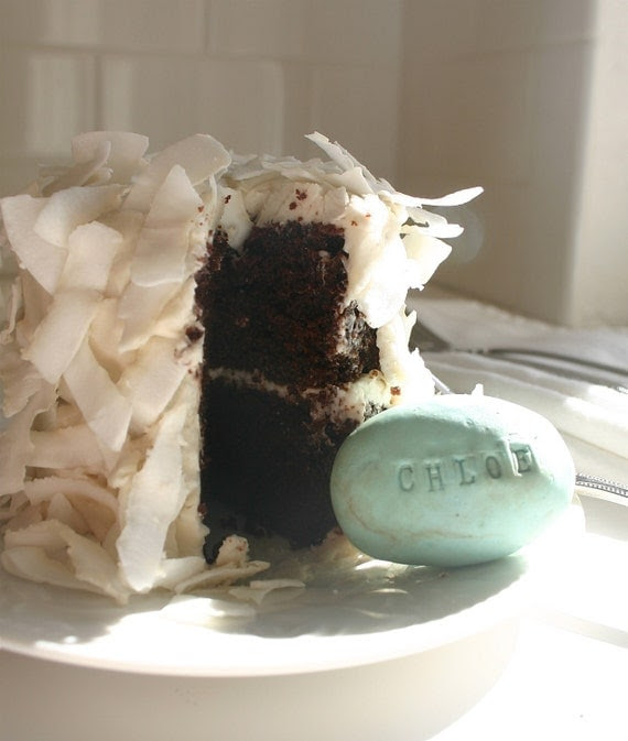 Personalized Chocolate Eggs with a Candy Shell in Robin-Egg-Blue 4