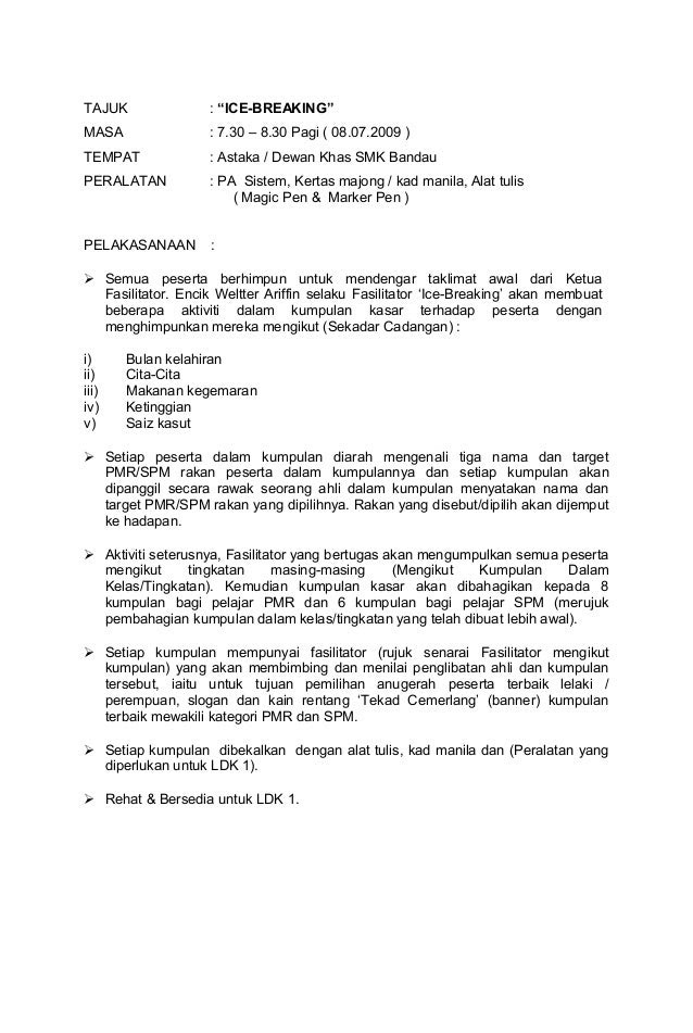 Contoh Aktiviti Ldk images