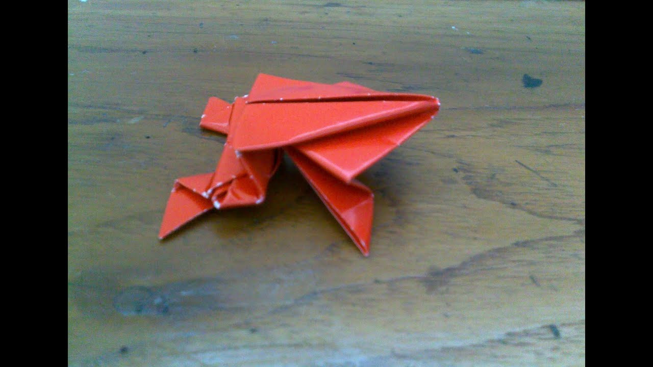 Cara Membuat Origami Origami Binatang Katak YouTube Cara Membuat Origami Origami Binatang Katak YouTube