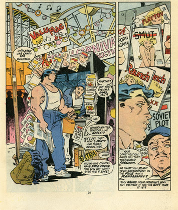scan of Marvel Comics Presents #10 p25