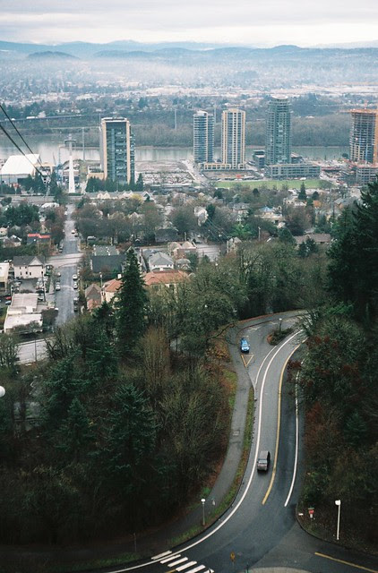 South Waterfront from upper tram station.