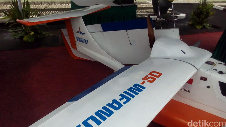 Drone Buatan Ongen @ypaonganan Dipajang di Pameran Direktorat Topografi TNI AD