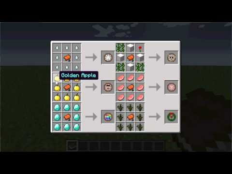 Minecraft mod vorstellung Recipe book 1.4.2 und animal 