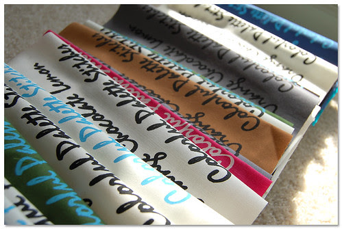 silk screened fabric