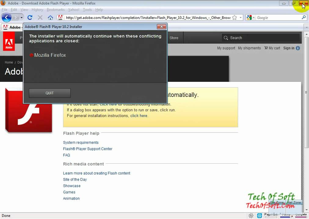 Free Download and Install Flash Player in Windows 7 - YouTube
