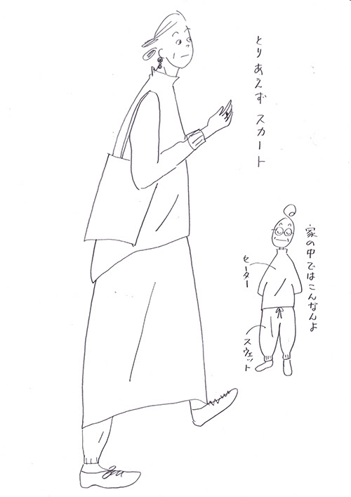 今日のなに着た 日々 寄る年波とおしゃれの波 ホホホの本田style