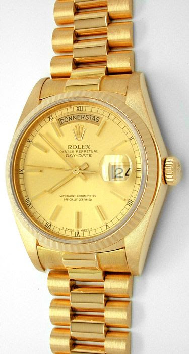 Originalfoto ORIGINAL HR-ROLEX-DAYDATE GOLD GEPRÜFT NEUW.! PORTOFREI