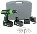 Kawasaki 840110 Black 19.2-Volt Drill Kit
