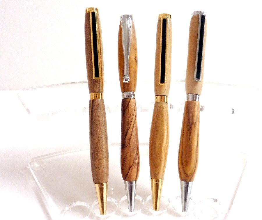 Handmade Olivewood Pens, Slimline Olivewood Pen, Writing Utensil, Handcrafted Wood Pen, Graduation Gift for Him - Elegencebyelaine Handmade Olivewood Pens, Slimline Olivewood Pen, Writing Utensil, Handcrafted Wood Pen, Graduation Gift for Him - Elegencebyelaine