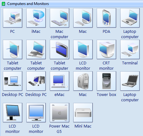 Computer and Monitor Symbols