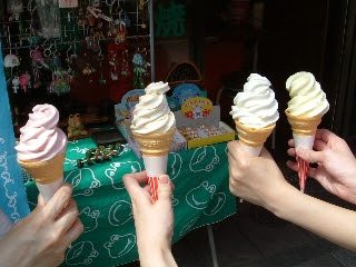 ほぷしぃ 長野食工房 ソフトクリーム