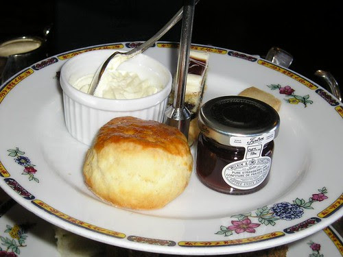 Scones with Clotted Cream by cruisegourmet.
